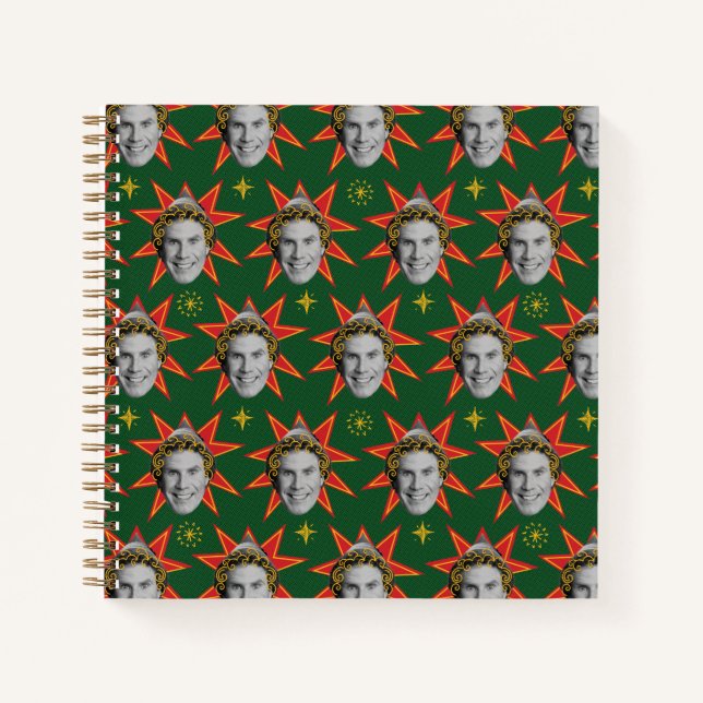 Buddy the Elf Emotions Pattern Notebook (Front)