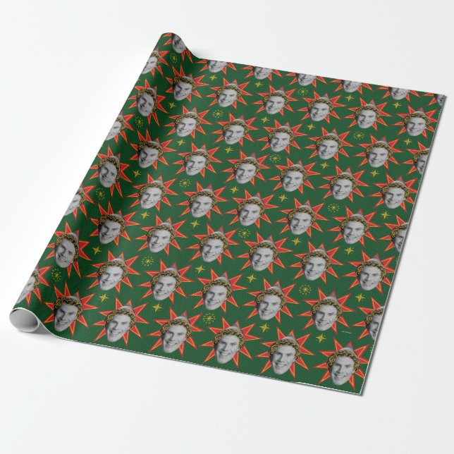 Buddy the Elf Emotions Pattern Wrapping Paper (Unrolled)