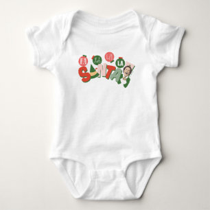 Buddy the Elf Fa La La La Santa Baby Bodysuit