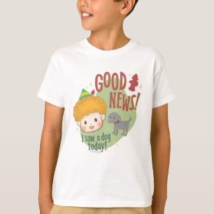 Buddy the Elf Good News! I Saw a Dog Today! T-Shirt