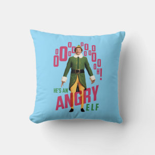 Buddy the Elf   He's an Angry Elf Cushion