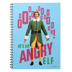 Buddy the Elf   He's an Angry Elf Notebook