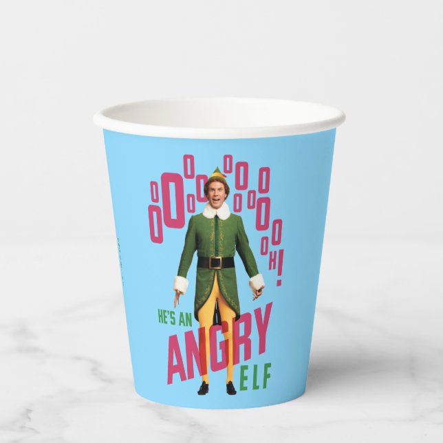 Buddy the Elf | He's an Angry Elf Paper Cups (Front)