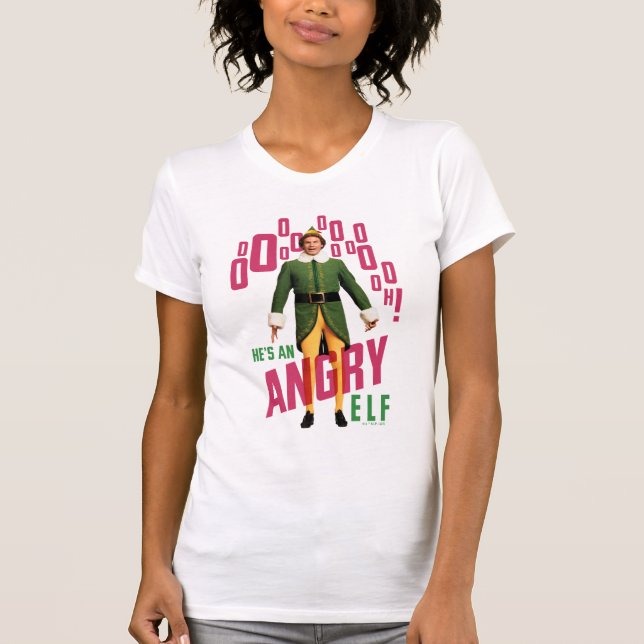 Buddy the Elf | He's an Angry Elf T-Shirt (Front)