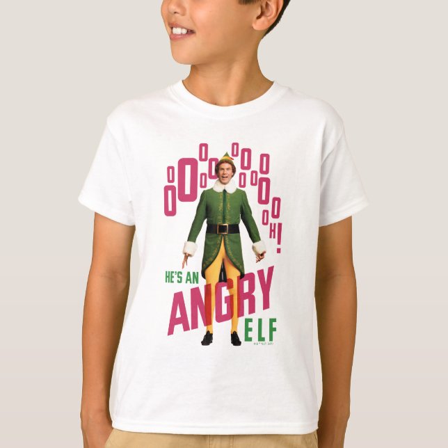 Buddy the Elf | He's an Angry Elf T-Shirt (Front)