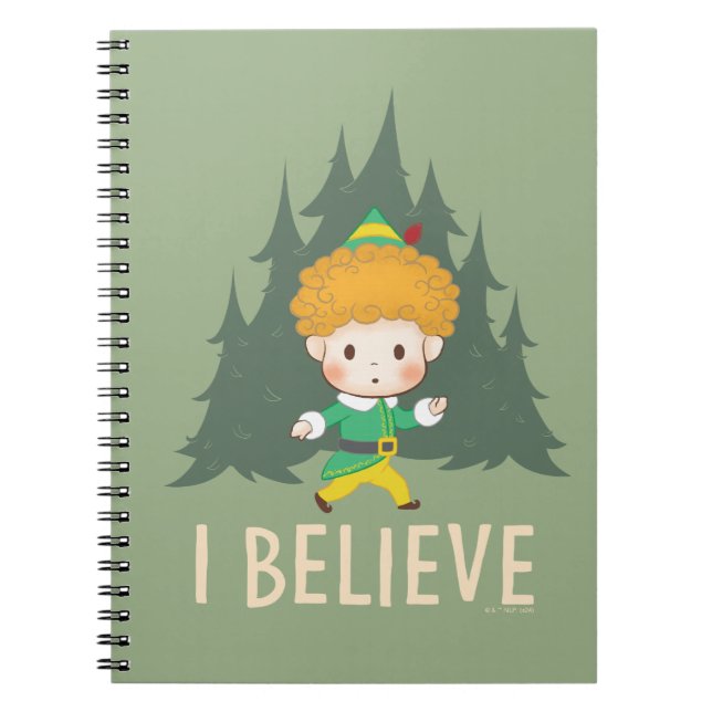 Buddy the Elf I Believe Notebook (Front)