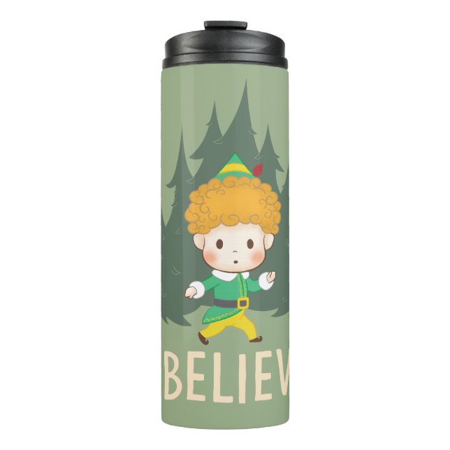 Buddy the Elf I Believe Thermal Tumbler (Front)