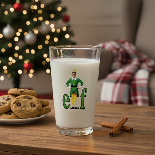 Buddy the Elf Movie Logo Glass