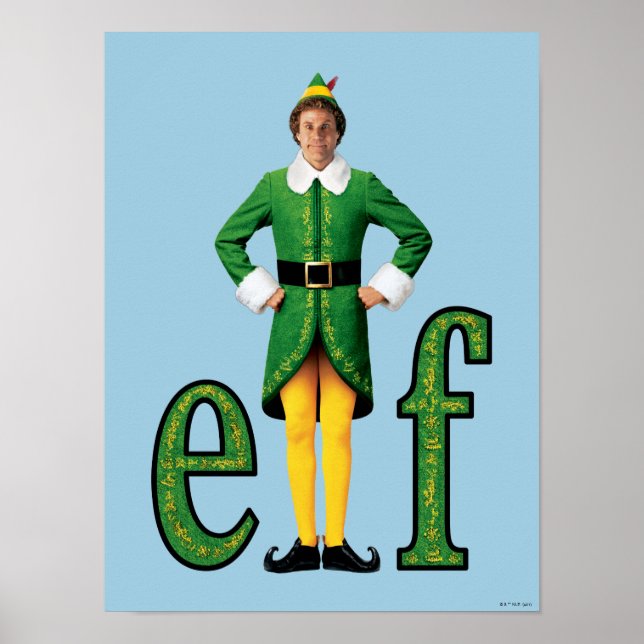 Buddy the Elf Movie Logo Poster (Front)