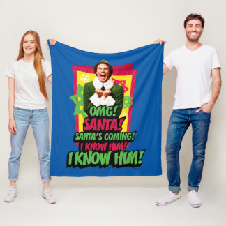 Buddy the Elf | OMG! Santa! Fleece Blanket