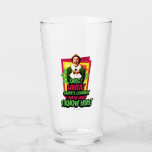 Buddy the Elf   OMG! Santa! Glass