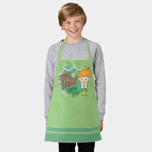 Buddy the Elf OMG Santa! I Know Him! Apron