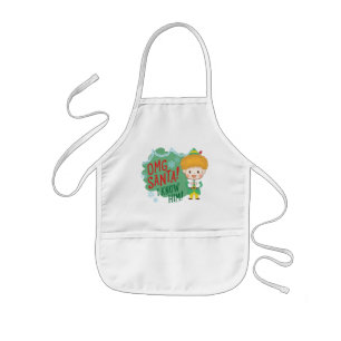 Buddy the Elf OMG Santa! I Know Him! Kids Apron