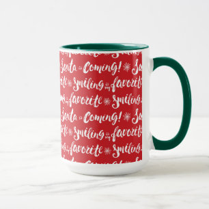 Buddy the Elf   Smiling is my Favorite Pattern Mug