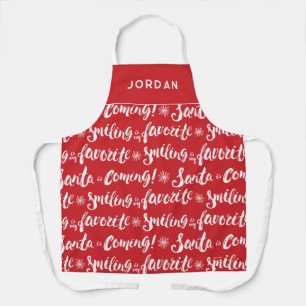 Buddy the Elf   Smiling is my Favourite Pattern Apron