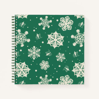 Buddy the Elf Snowflake Pattern Notebook