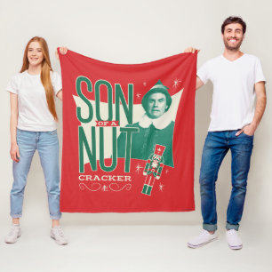 Buddy the Elf Son of a Nutcracker Fleece Blanket