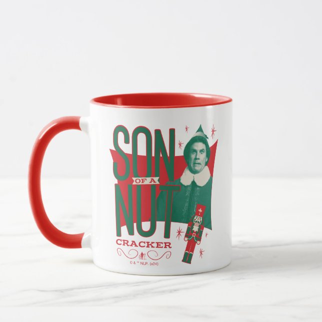 Buddy the Elf Son of a Nutcracker Mug (Left)
