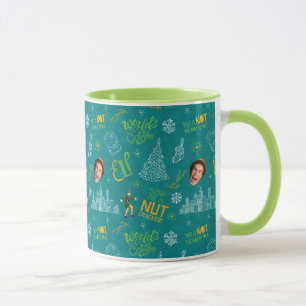 Buddy the Elf Teal Quote Pattern Mug