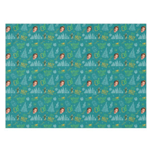 Buddy the Elf Teal Quote Pattern Tablecloth