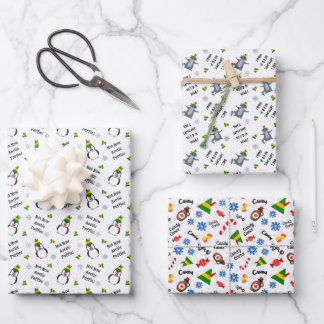 Buddy the Elf Variety Christmas Wrap Wrapping Paper Sheet