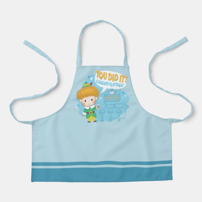 Buddy the Elf You Did It! Congratulations! Apron (Front)