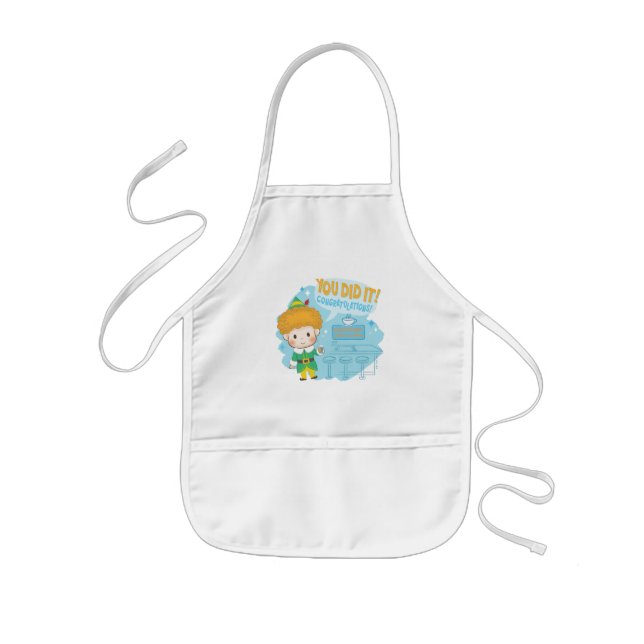 Buddy the Elf You Did It! Congratulations! Kids Apron (Front)