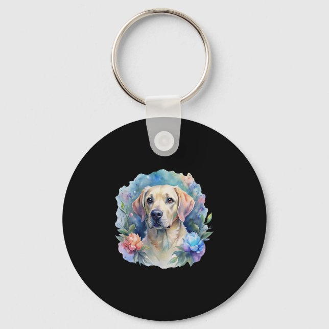 Buddy the Golden Guardian Key Ring (Front)