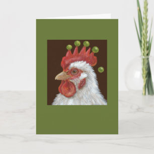 Buddy the rooster card