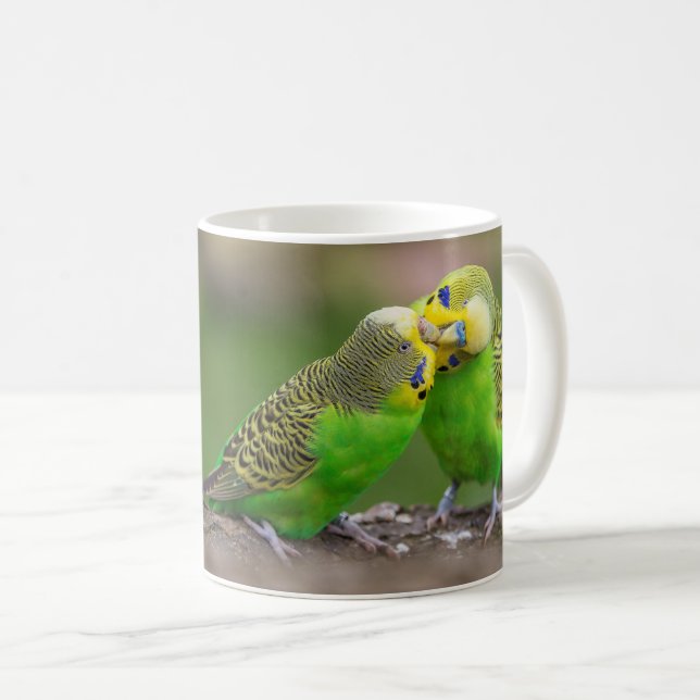 Budgerigar Coffee Mug (Front Right)