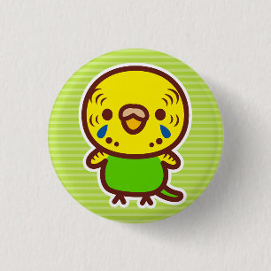 Budgerigar / Normal female 3 Cm Round Badge