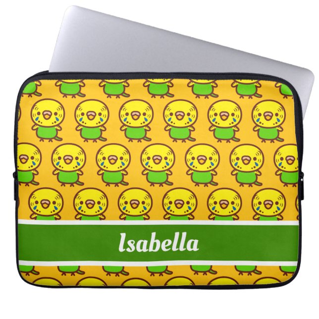 Budgerigar / Normal female Laptop Sleeve (Front)
