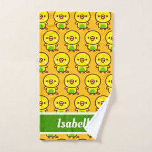 Budgerigar / Recessive pied budgie Hand Towel