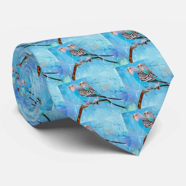 Budgerigar Tie (Rolled)