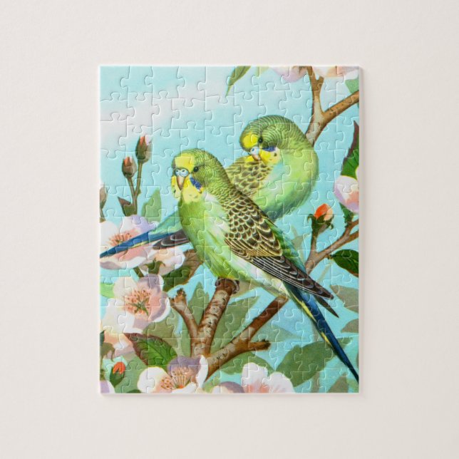 Budgerigars Jigsaw Puzzle (Vertical)