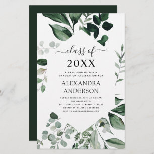 Budget 2022 Graduation Botanical Greenery