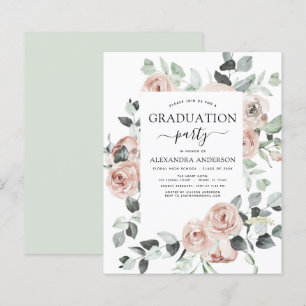 Budget 2023 Dusty Pink Graduation Floral