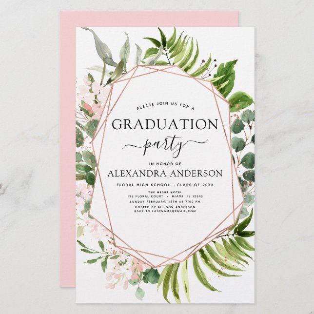 Budget 2023 Graduation Eucalyptus Greenery (Front/Back)