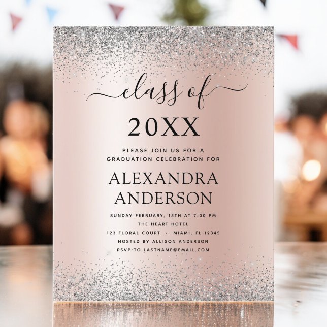 Budget 2023 Graduation Rose Gold Pink Silver (Creator Uploaded)