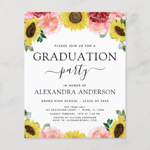 Budget 2023 Graduation Sunflower Photo Country