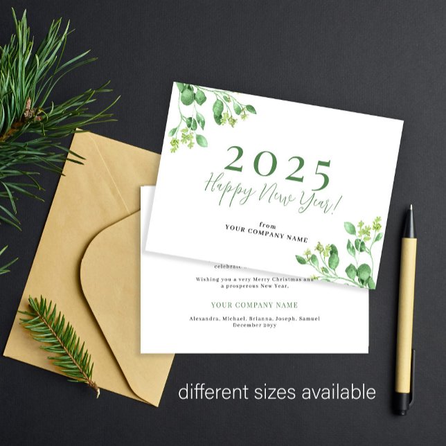 Budget 2026 Happy New Year business holiday Card (Creator Uploaded)