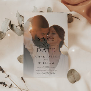 Budget 2 Photo Simple Wedding Save The Date