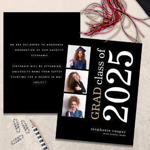 Budget 3 photo 2025 Black Graduation Announcement