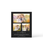 BUDGET 3 photo Love Thanks Wedding Black Thank You