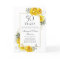 Budget 50th Anniversary Yellow Floral Invitation