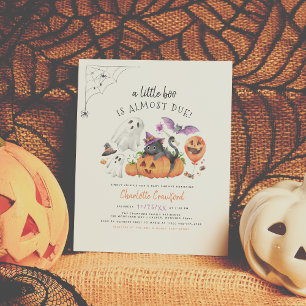 Budget A Little Boo Cute Cat Halloween Baby Shower