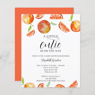 Budget A Little Cutie on the Way Baby Shower 