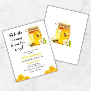 Budget A Little Honey Bee Baby Shower Invitation