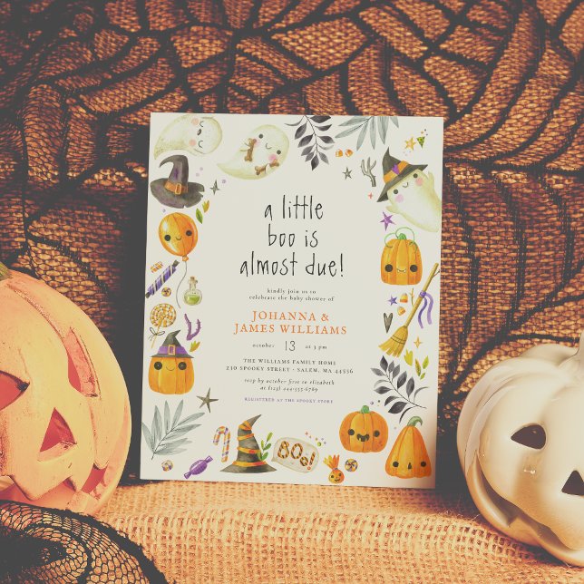 Budget A Littlew Boo Ghost Halloween Baby Shower (Creator Uploaded)
