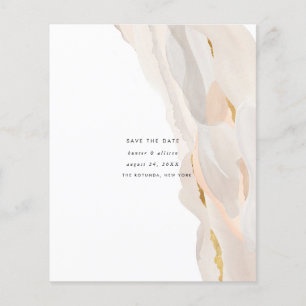 Budget Abstract Save the Date Flyer